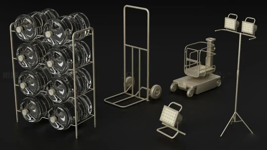 这些从国外盘下来的高质量生活工具模型，真是太给力了！