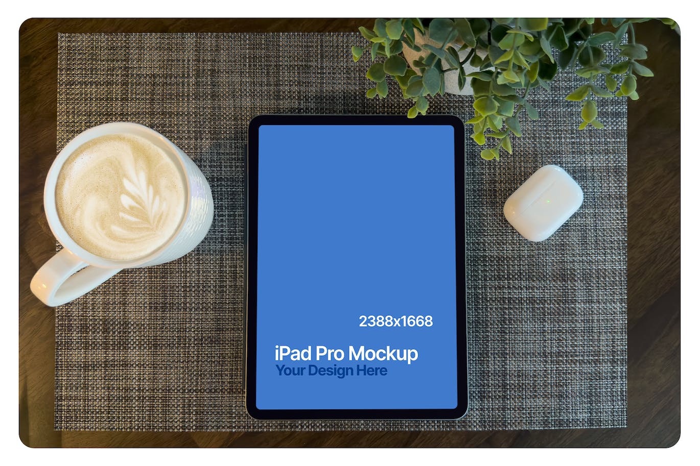 iPad平板电脑样机 (PSD)