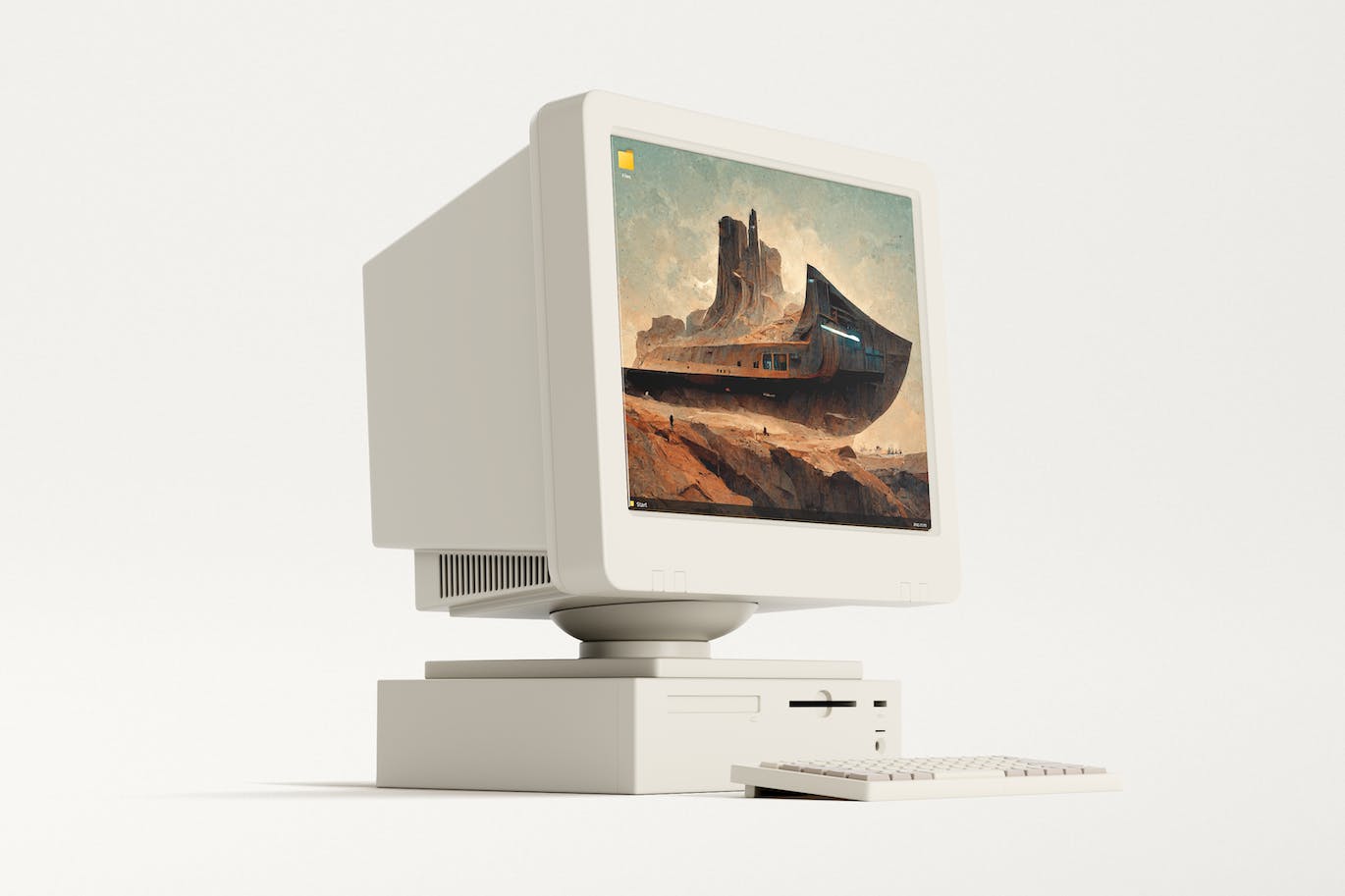 CRT计算机显示器样机