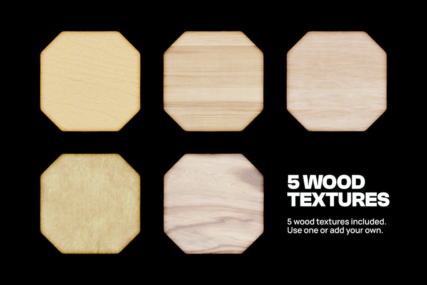 PS中一键生成木制徽章效果