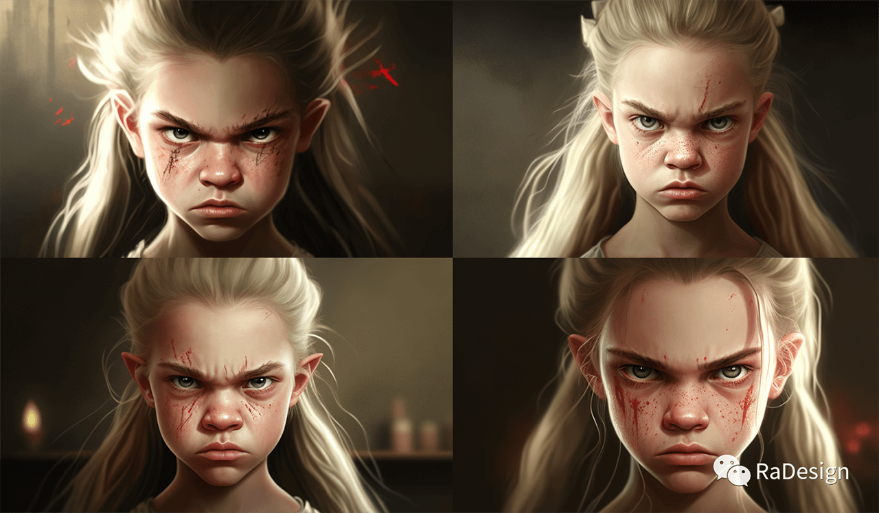 怎样用Midjourney创作多视图和不同表情AI人物?-22 怎样用Midjourney创作多视图和不同表情AI人物?