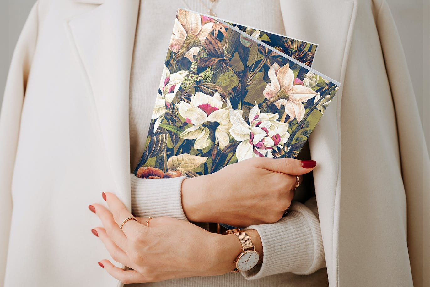 油画效果花朵花卉JPG图片背景素材包