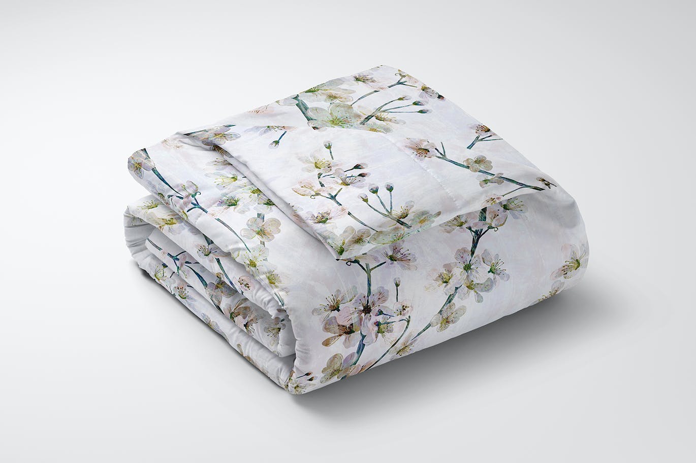 绿色带有春天气息苹果开花花卉背景JPG图片素材