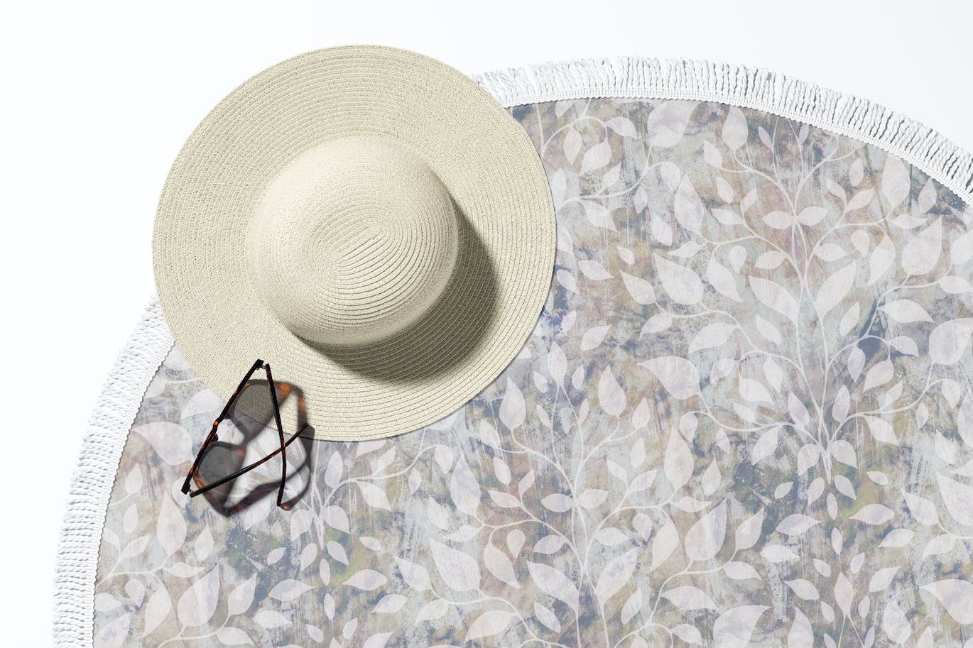 4张高品质复古花卉壁纸图案JPG素材包