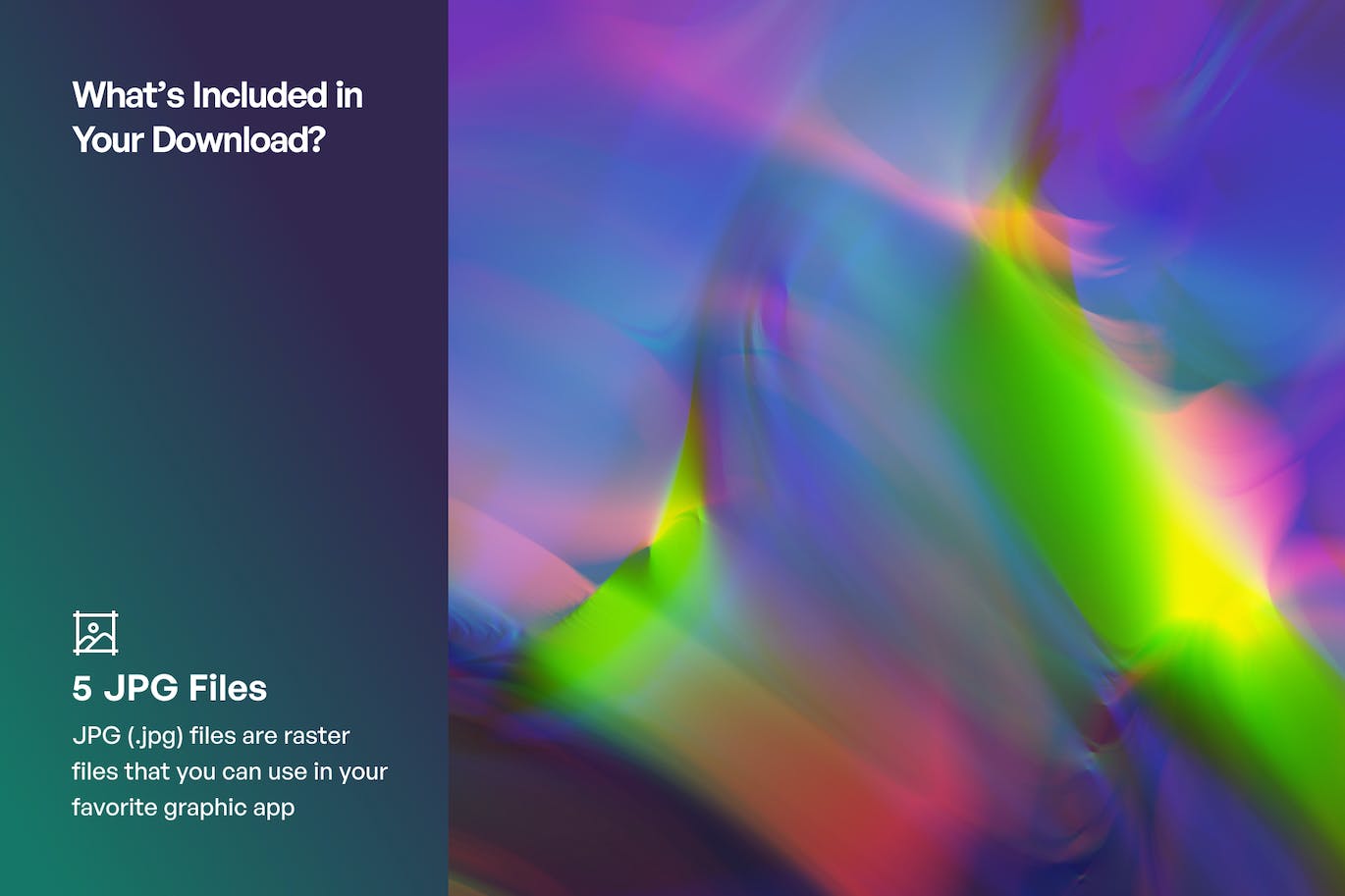 风格炫丽抽象的多色射线背景图片素材包(JPG)