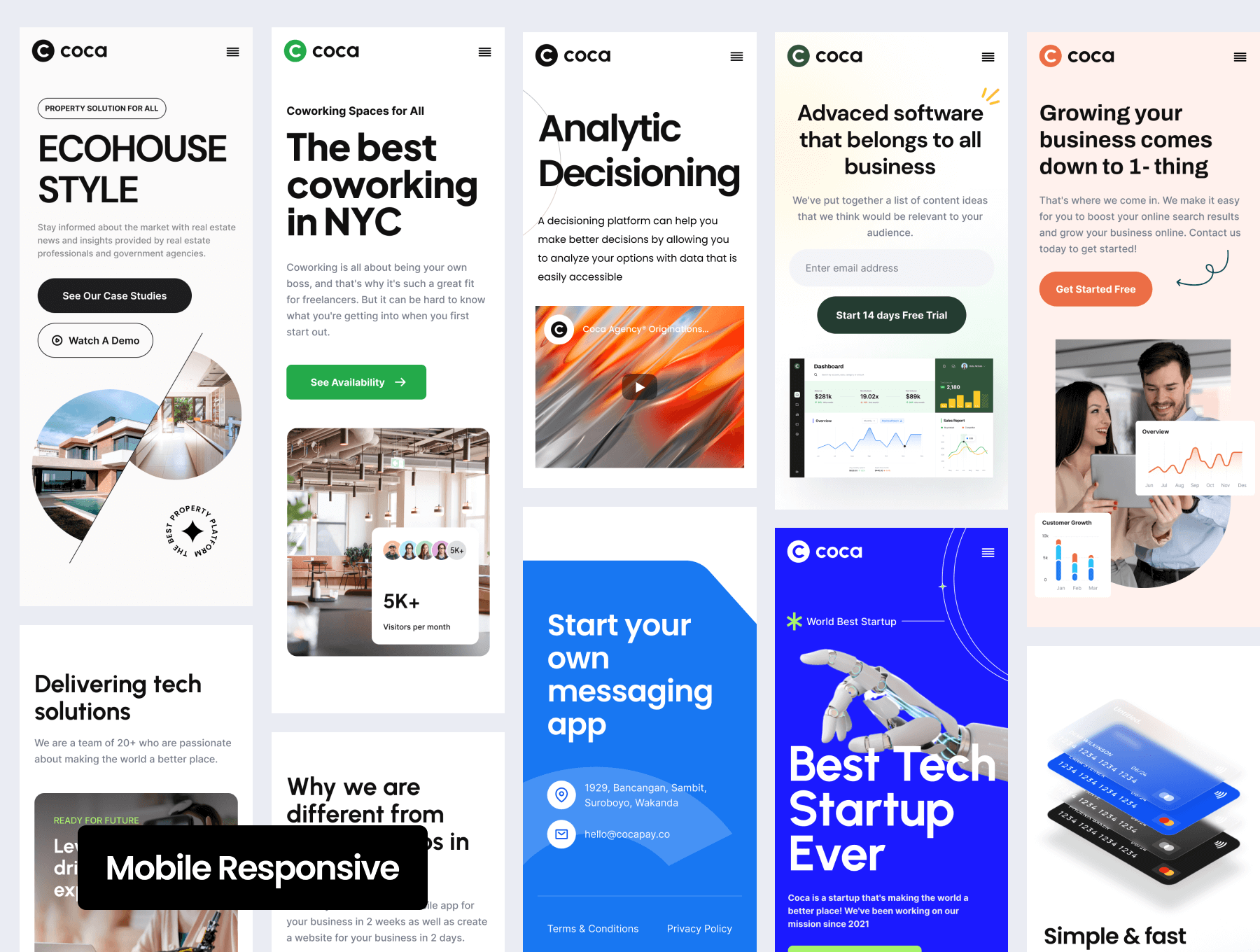10个不同行业的网站登陆界面UI素材包（Figma）