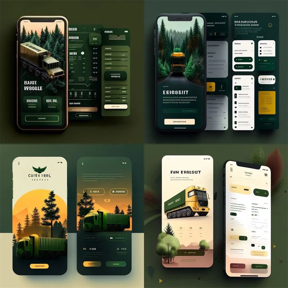 设计师如何用Midjourney生成好看的UI界面？收下这份关键词总结！