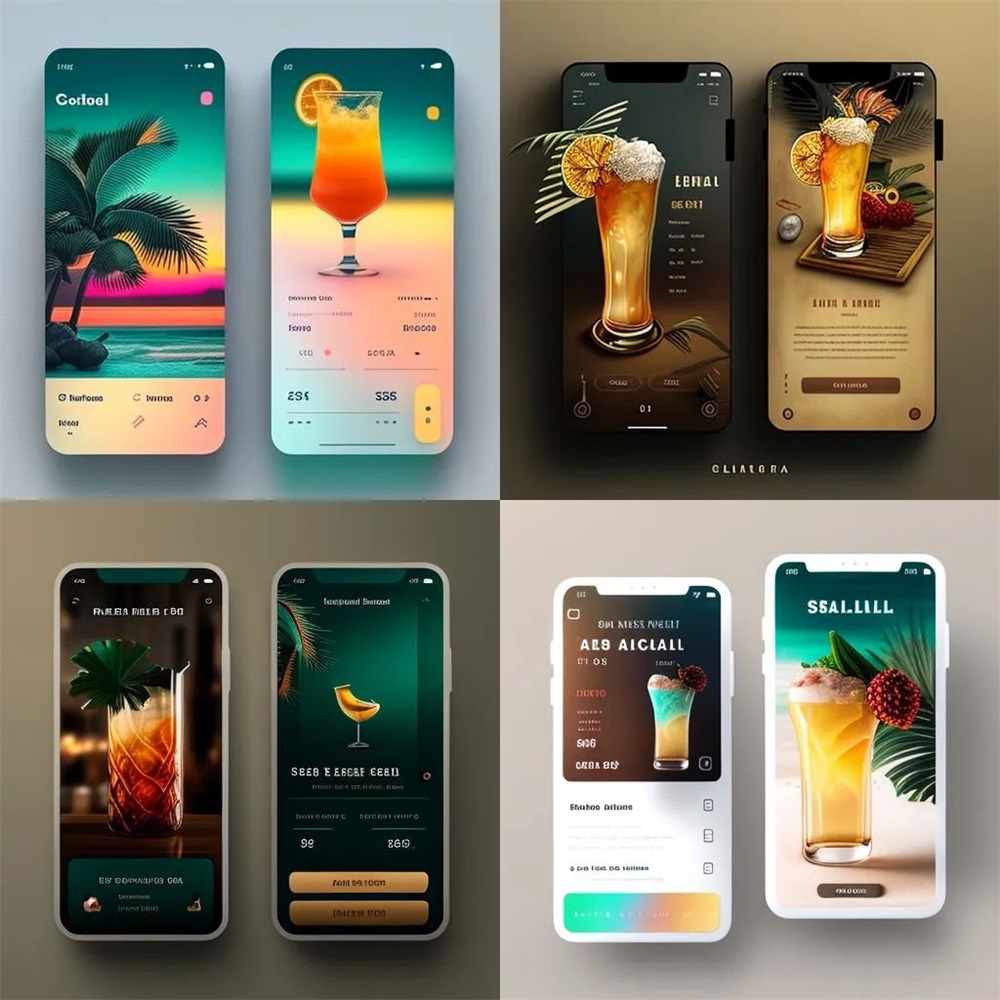 设计师如何用Midjourney生成好看的UI界面？收下这份关键词总结！