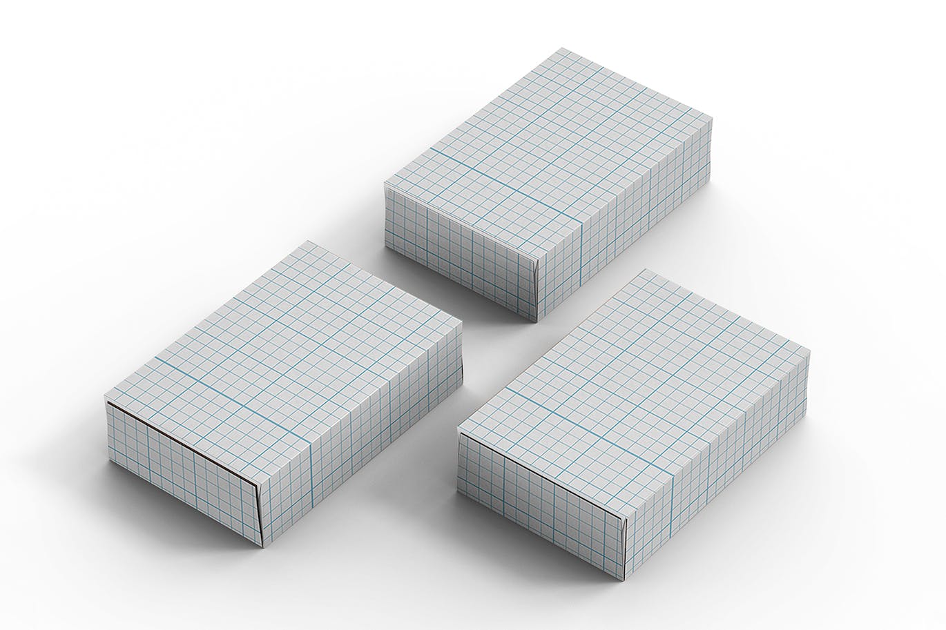 逼真立体牛皮纸盒肥皂包装PSD样机素材