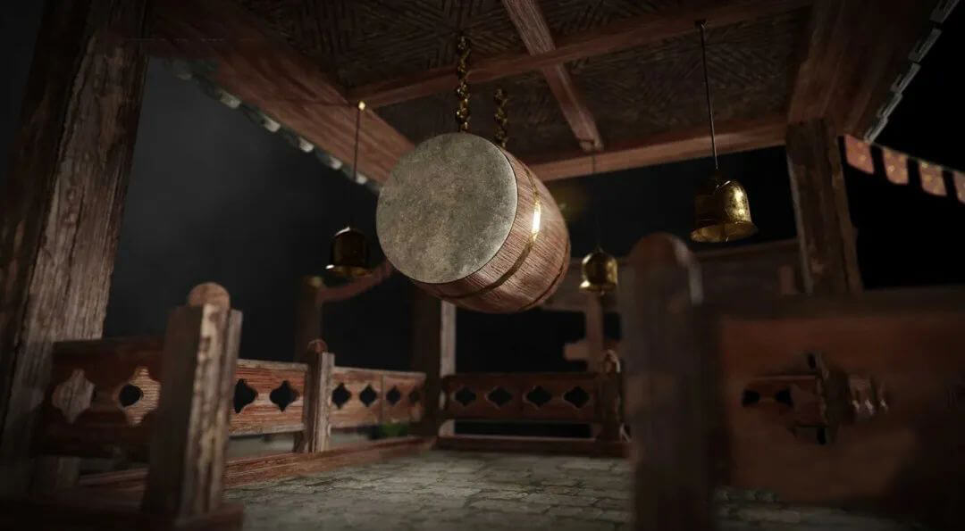 这套仙侠风的3D建筑模型素材，真的太好看了！