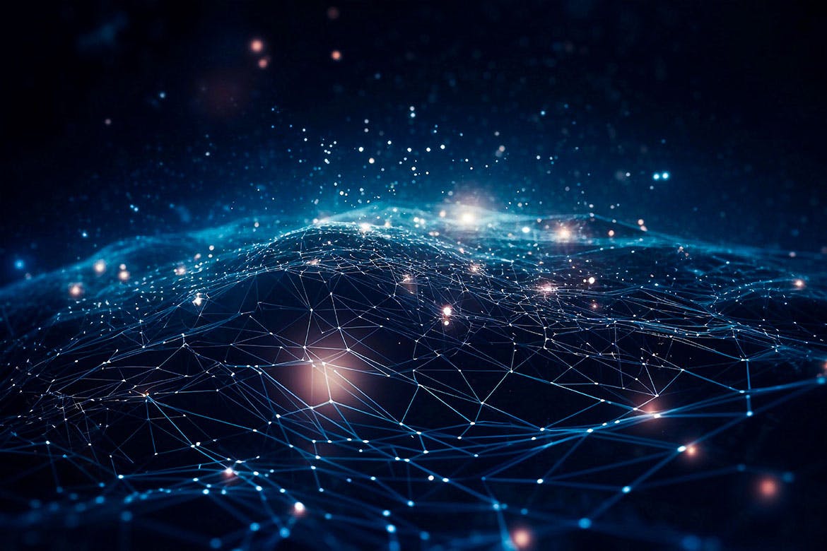 10张暗黑风格未来科技抽象3D线条图片背景素材