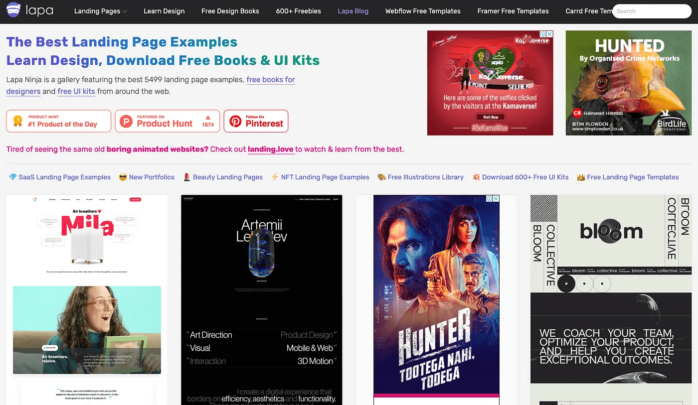 不比 Dribbble 和 Behance 差！这些高质量设计灵感网站总结