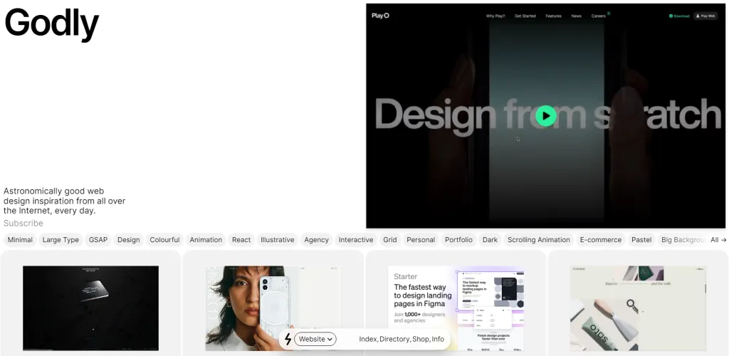 不比 Dribbble 和 Behance 差！这些高质量设计灵感网站总结