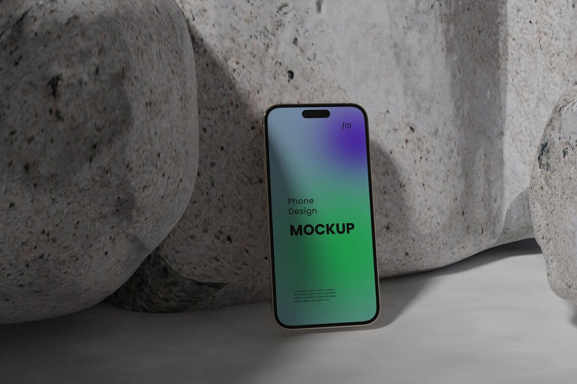 智能手机展示PSD样机素材