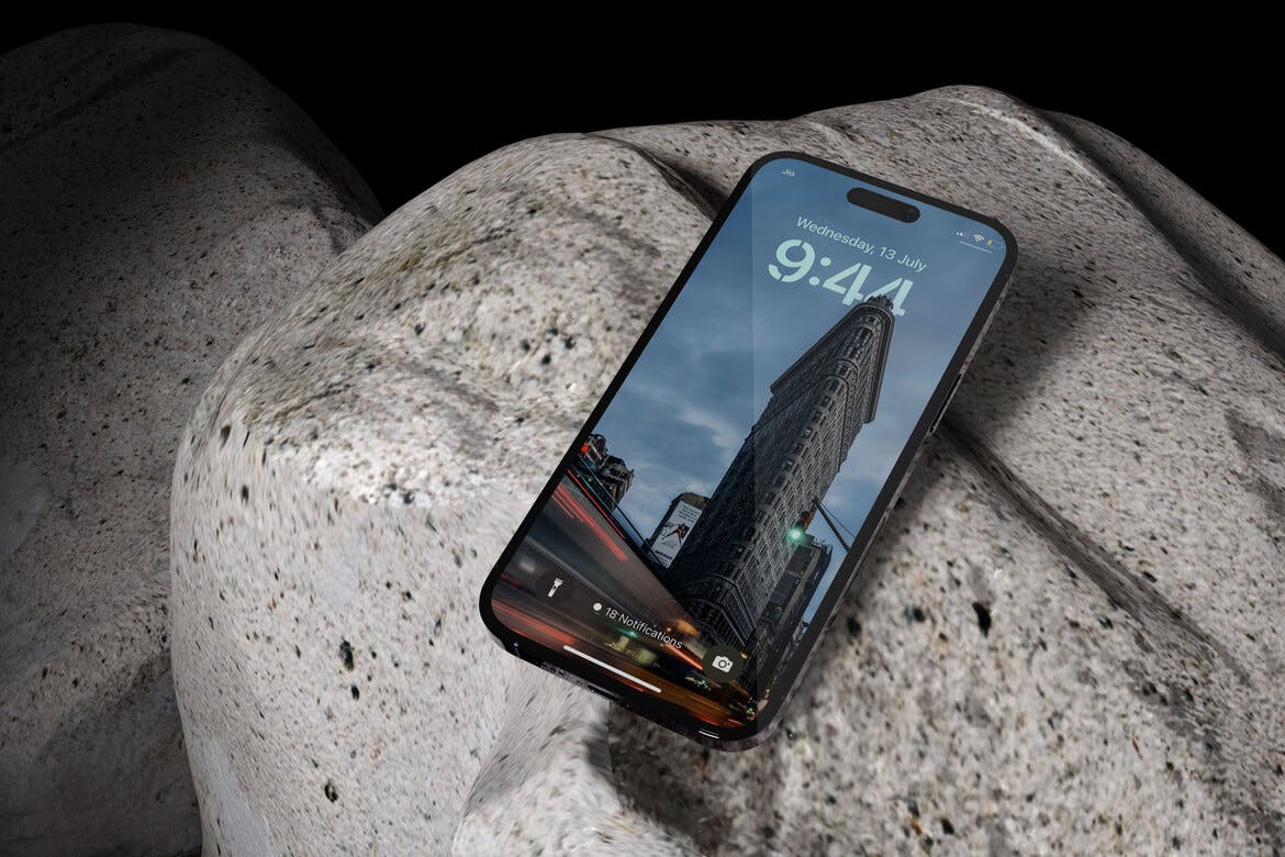 智能手机展示PSD样机素材