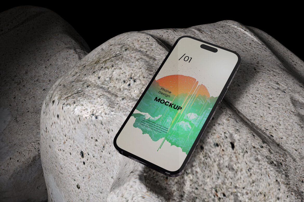 智能手机展示PSD样机素材