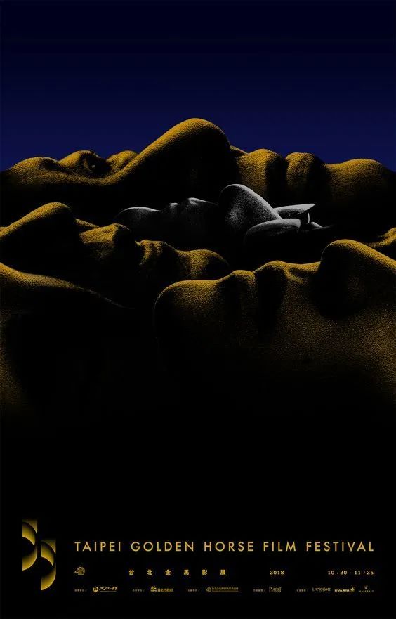 一组光影氛围强烈的海报KV