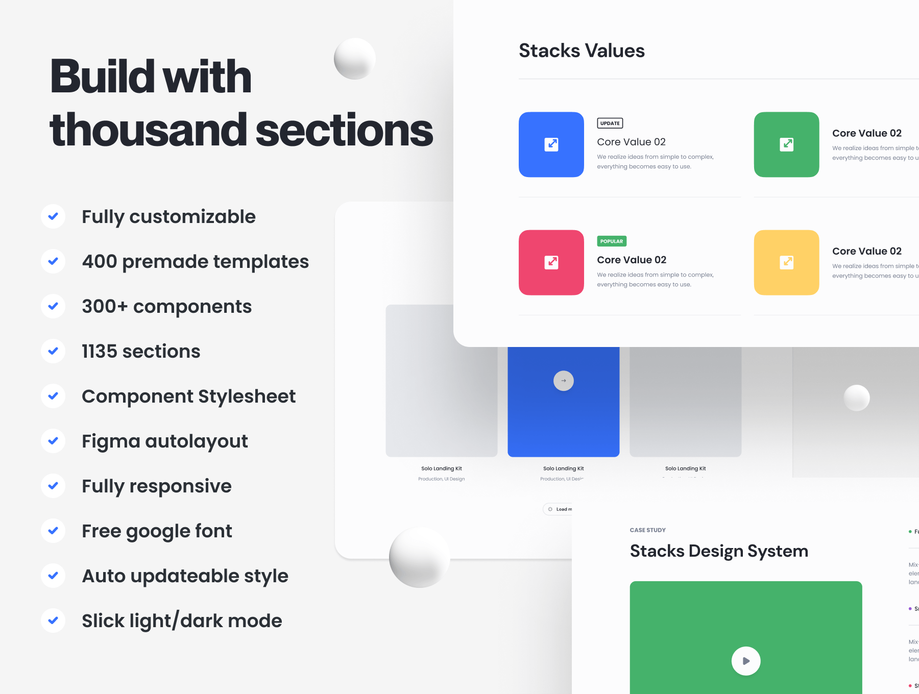 精品素材:400个设计强大的网站组件素材包(Figma)