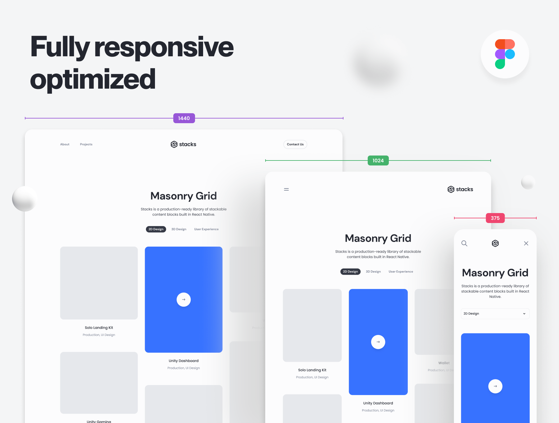 精品素材:400个设计强大的网站组件素材包(Figma)