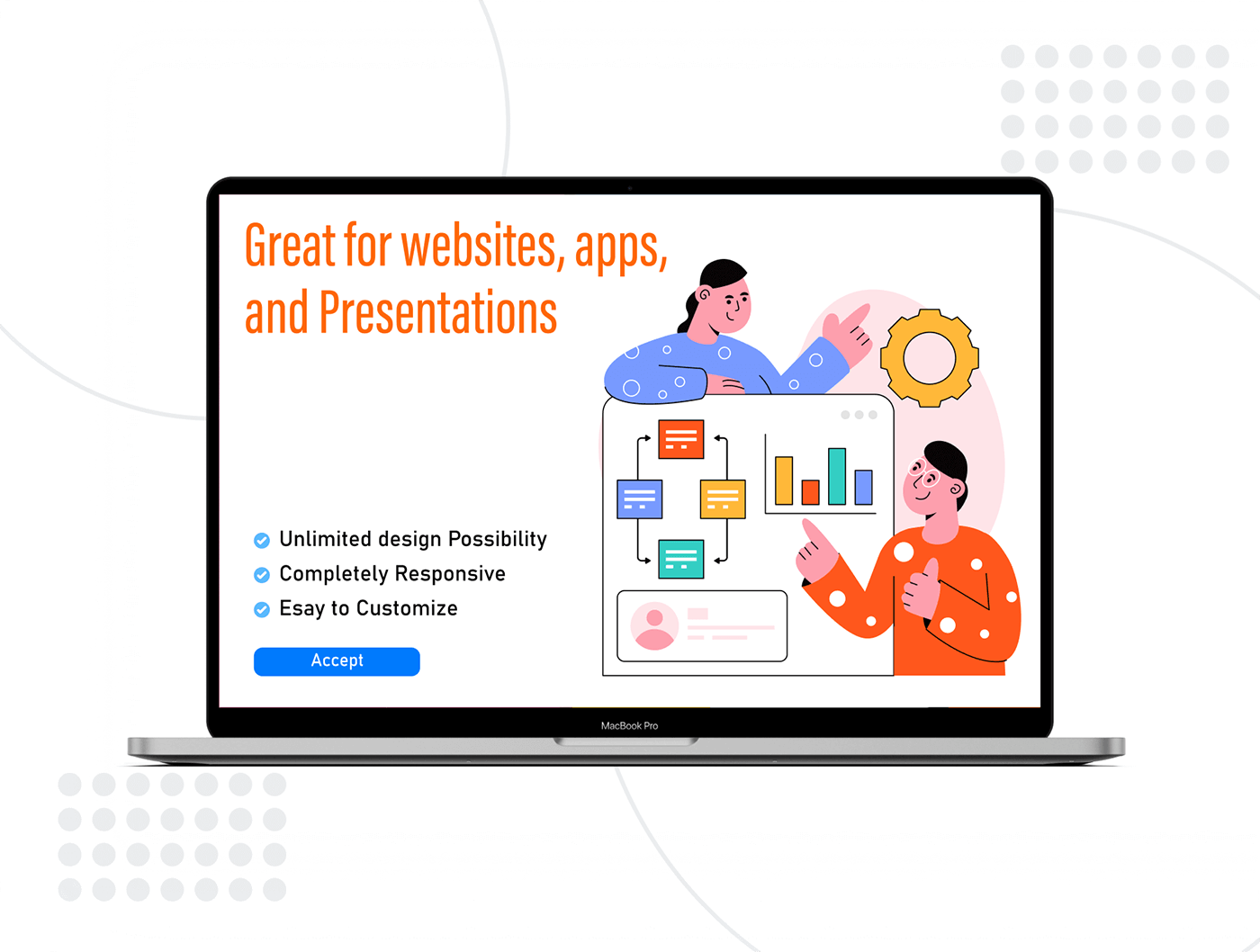 50个风格独特的商业活动矢量插画素材包