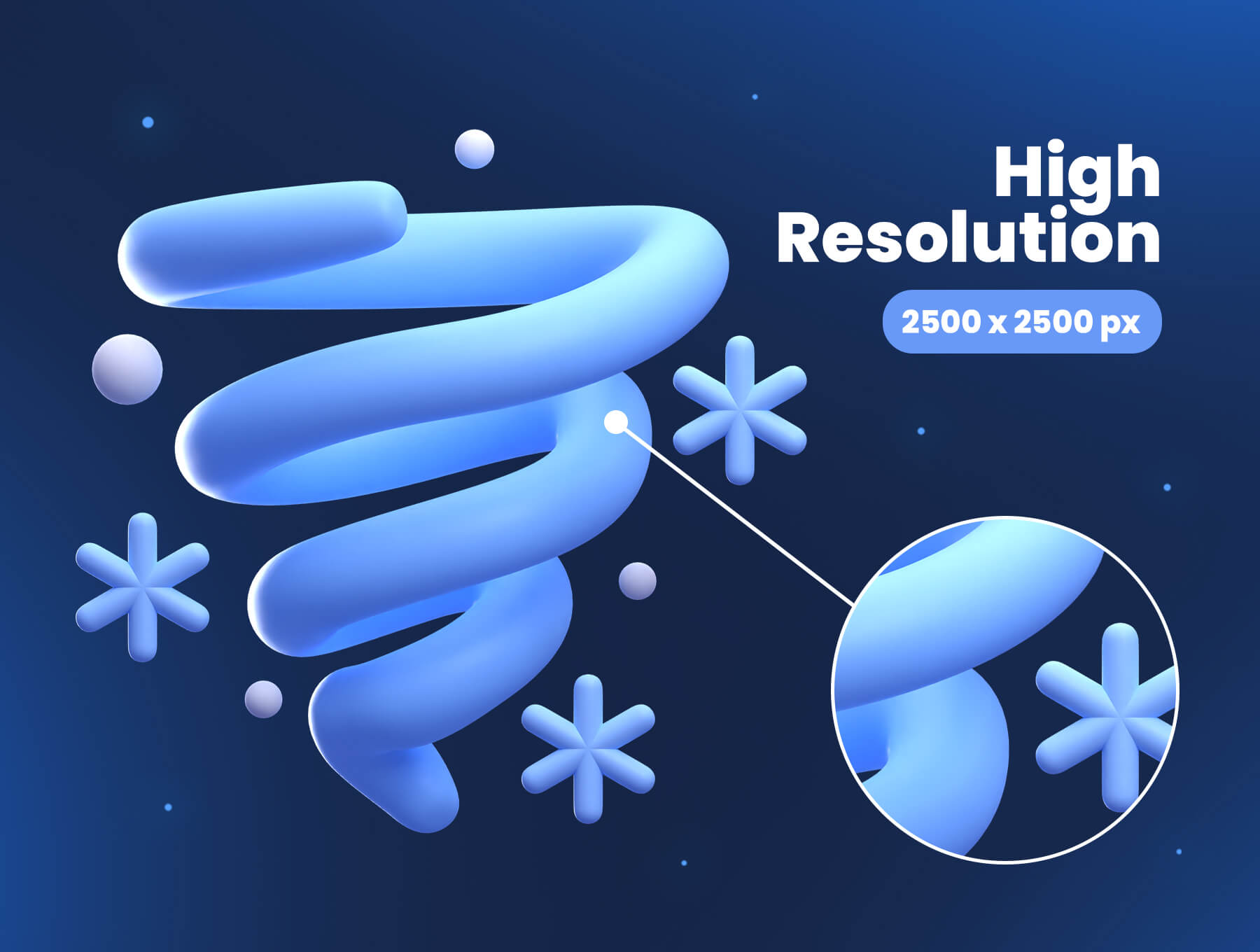 67个天气晴天雨天下雪天主题3D插画素材包