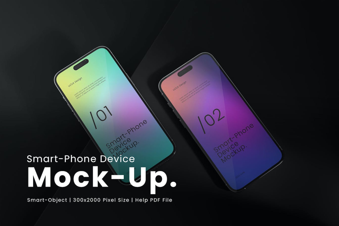 效果逼真的智能手机PSD样机素材