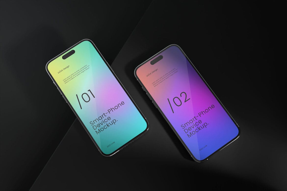 效果逼真的智能手机PSD样机素材
