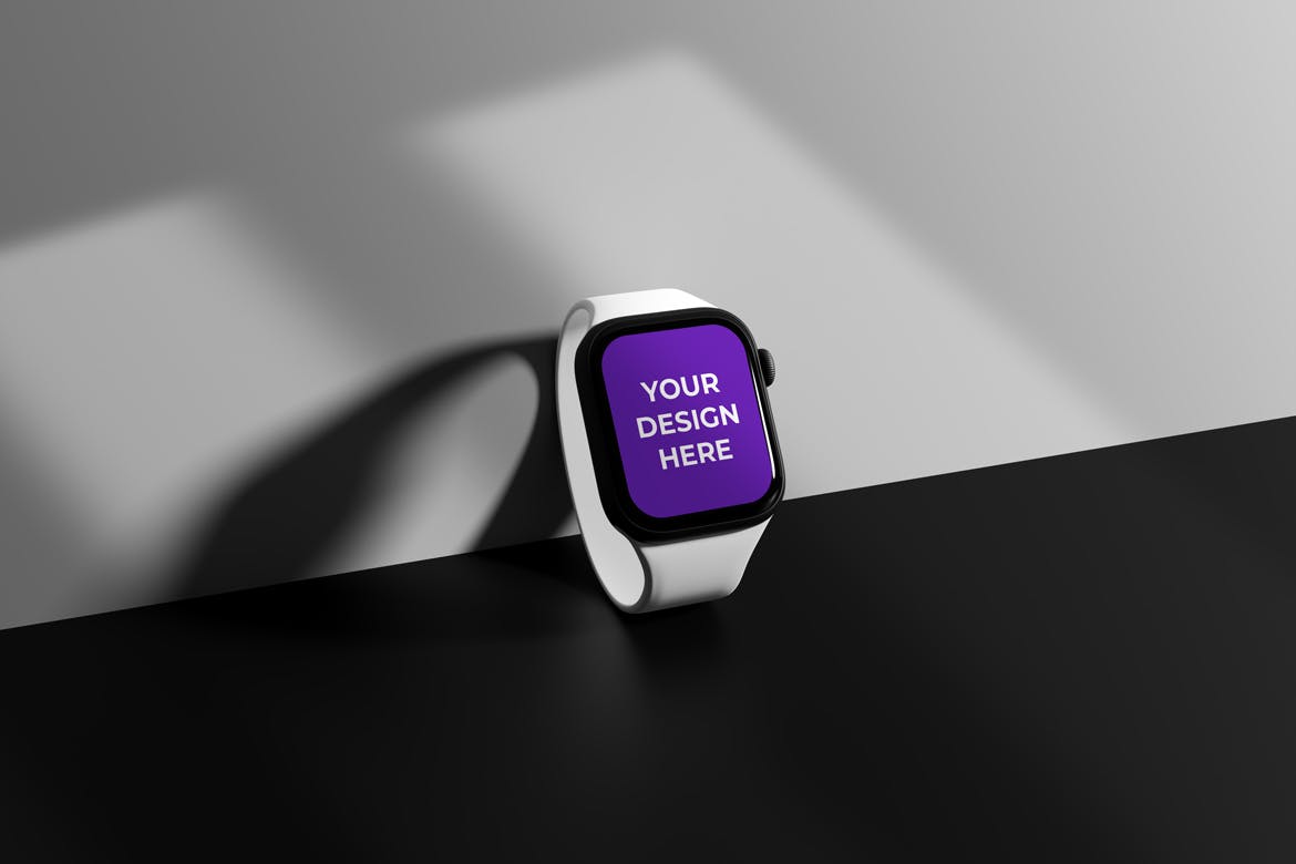 Macbook、iPhone和智能手表产品PSD样机素材