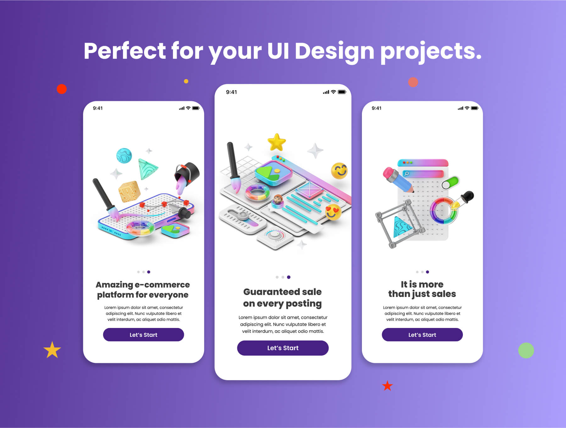 28个用户体验图形设计3D图标素材包(Blender)