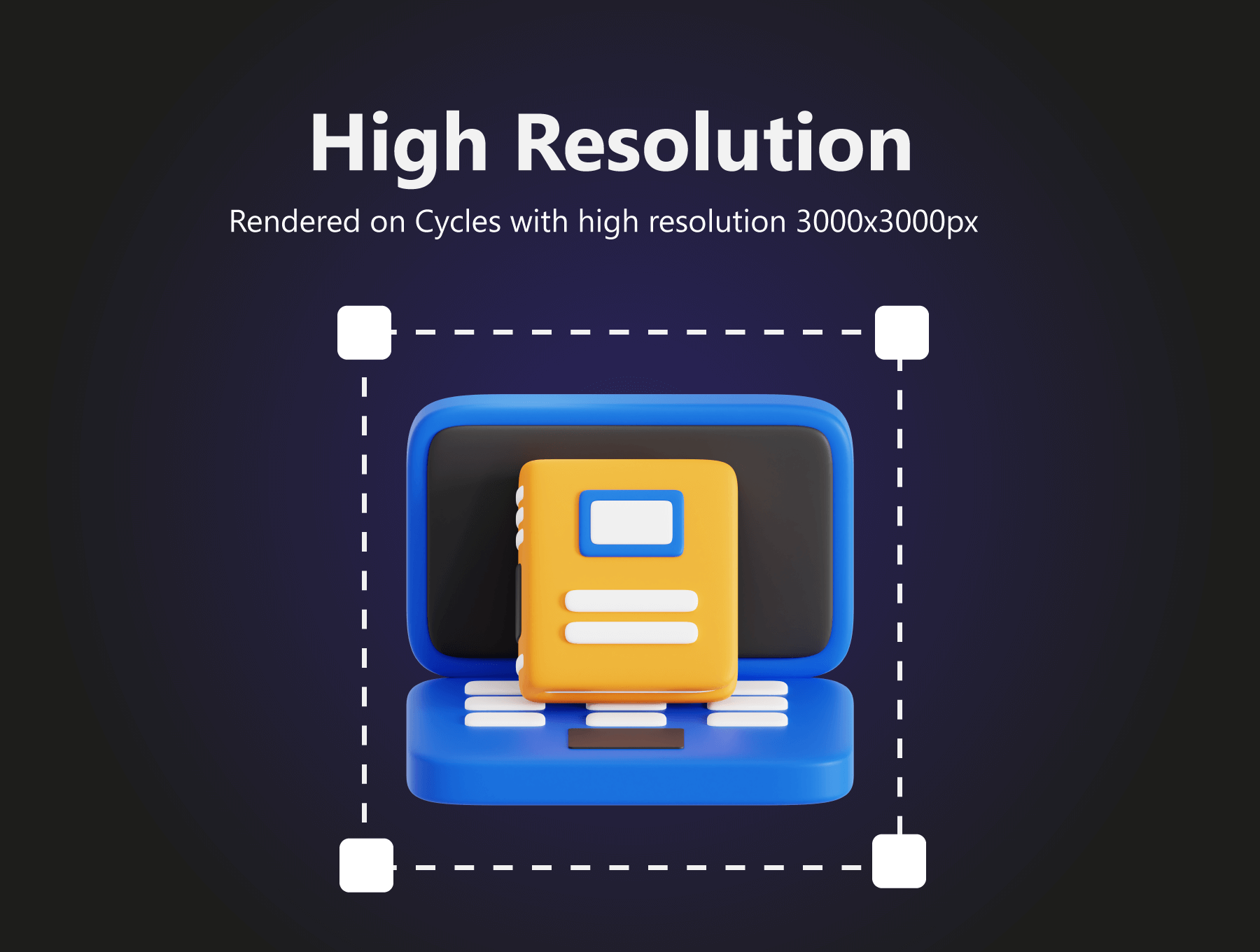 20个图书馆图书地球仪3D图标素材包