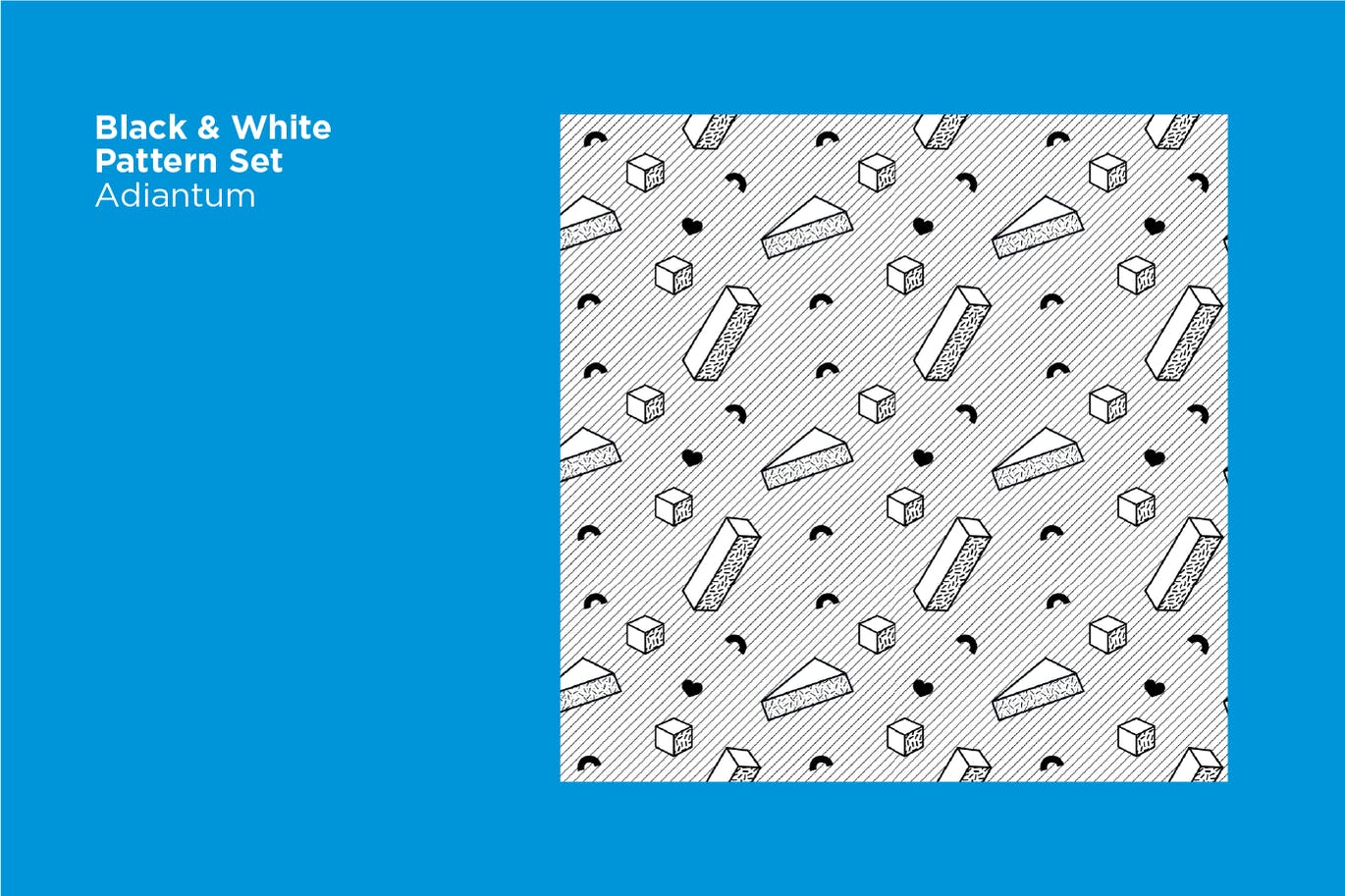 孟菲斯几何元素图案背景 (AI,EPS,PNG)