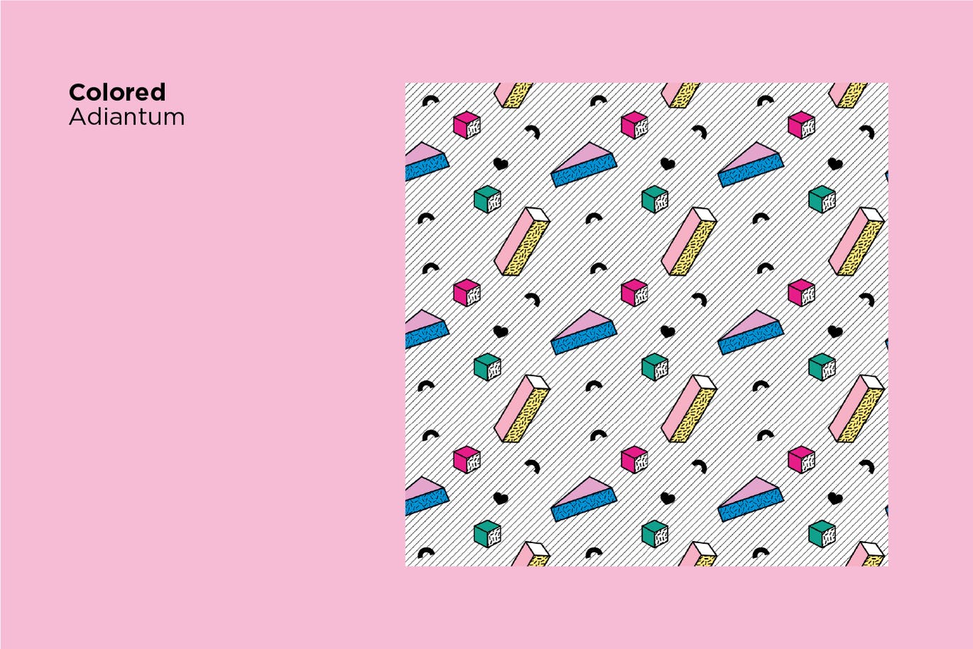 孟菲斯几何元素图案背景 (AI,EPS,PNG)