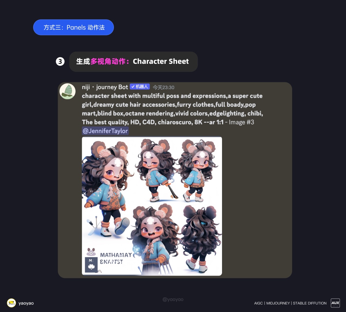 万字干货！Midjourney如何控制角色的一致性？