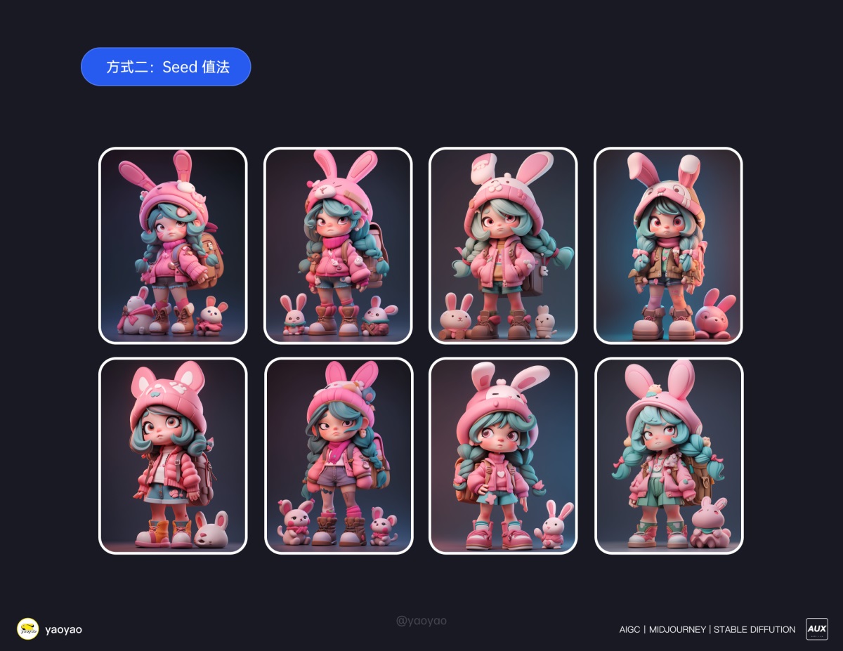 万字干货！Midjourney如何控制角色的一致性？