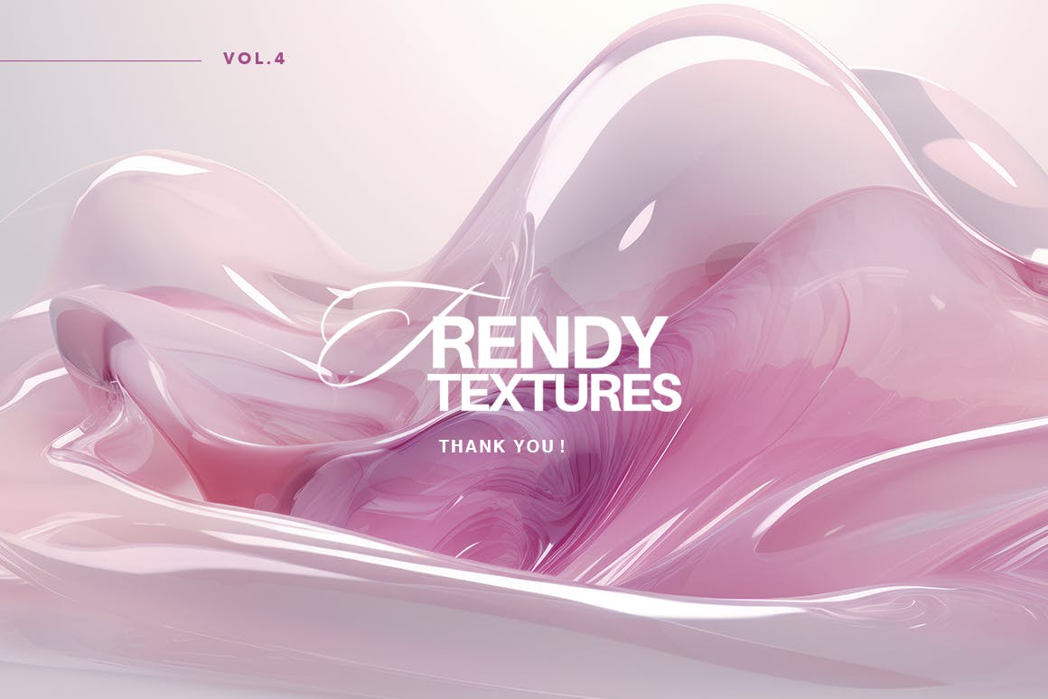 32个清新时尚高端玻璃质感液体背景底纹纹理大集合