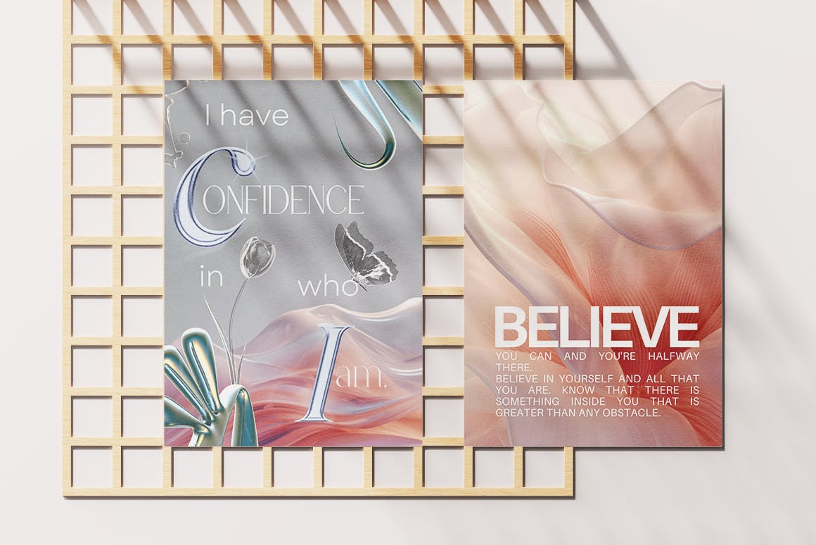 32个清新时尚高端玻璃质感液体背景底纹纹理大集合