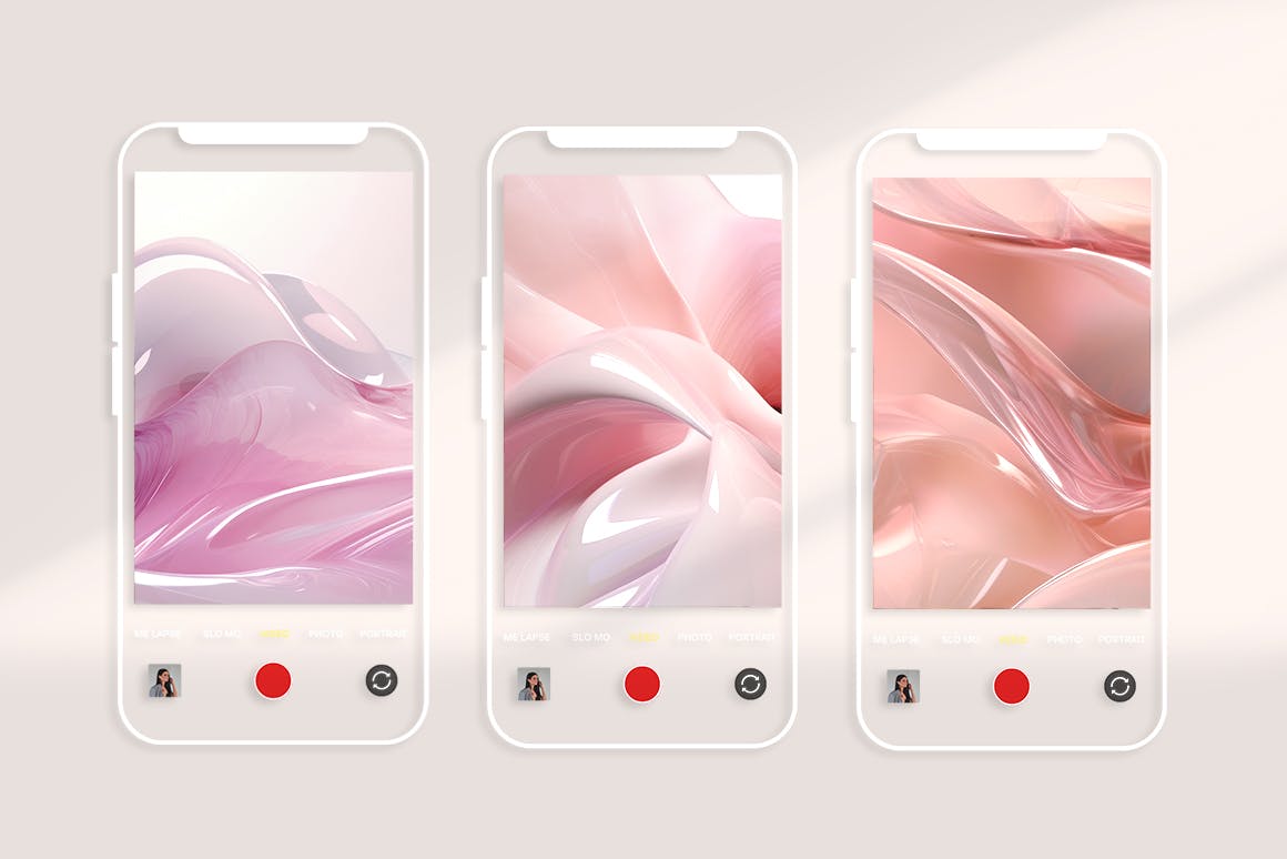 32个清新时尚高端玻璃质感液体背景底纹纹理大集合