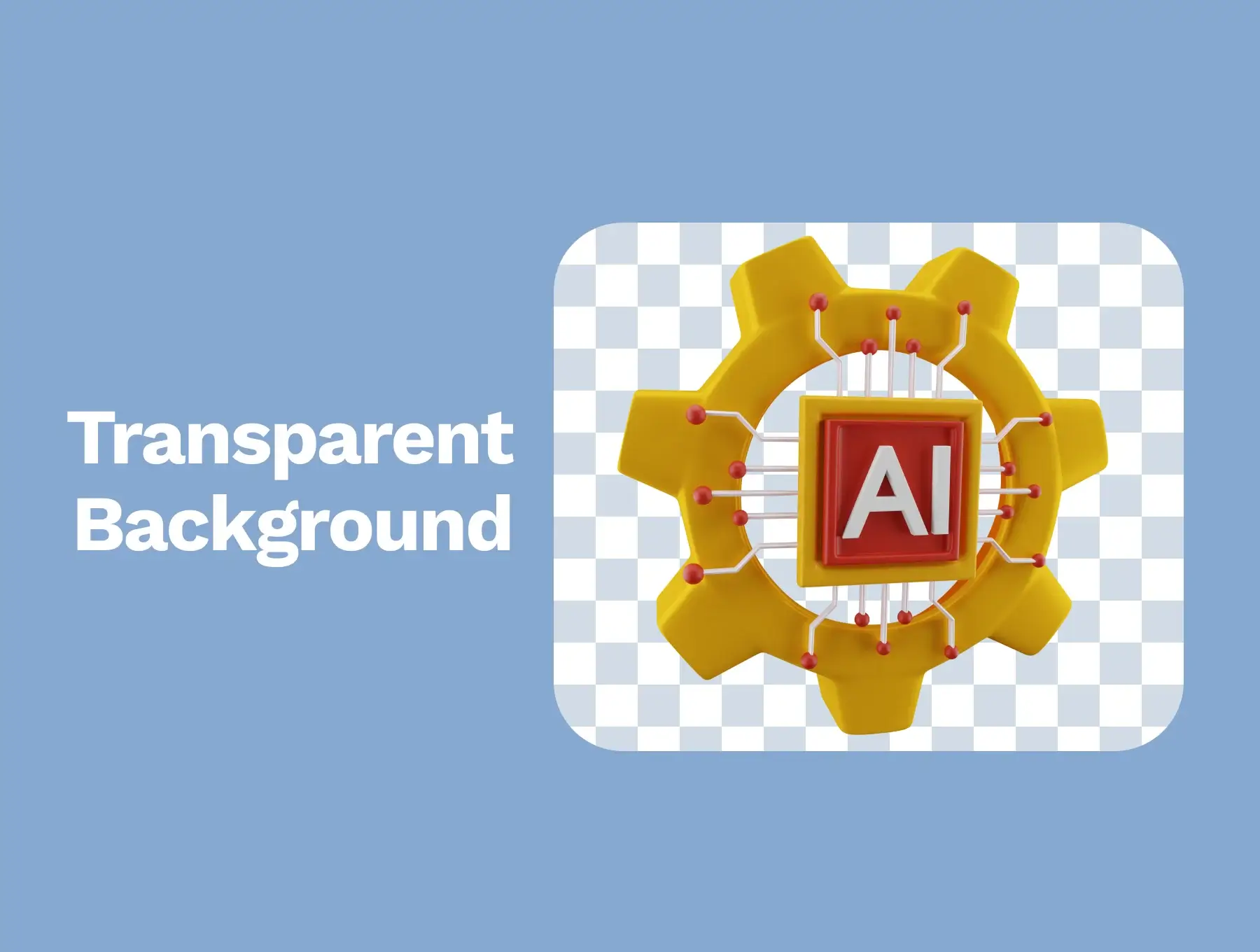 35个人工智能主题3D图标素材包