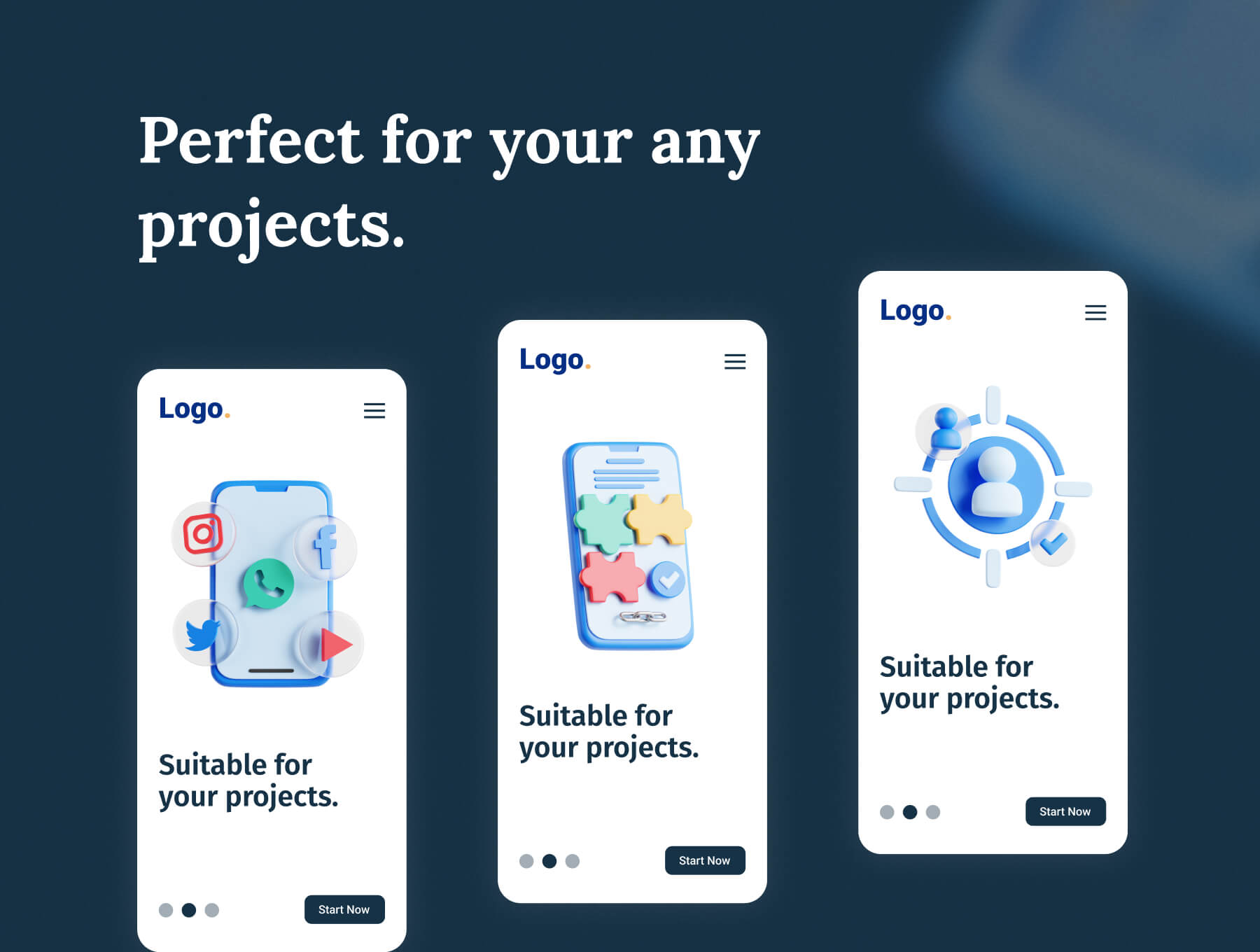 20个漂亮的3D内容营销图标素材包(Blender)