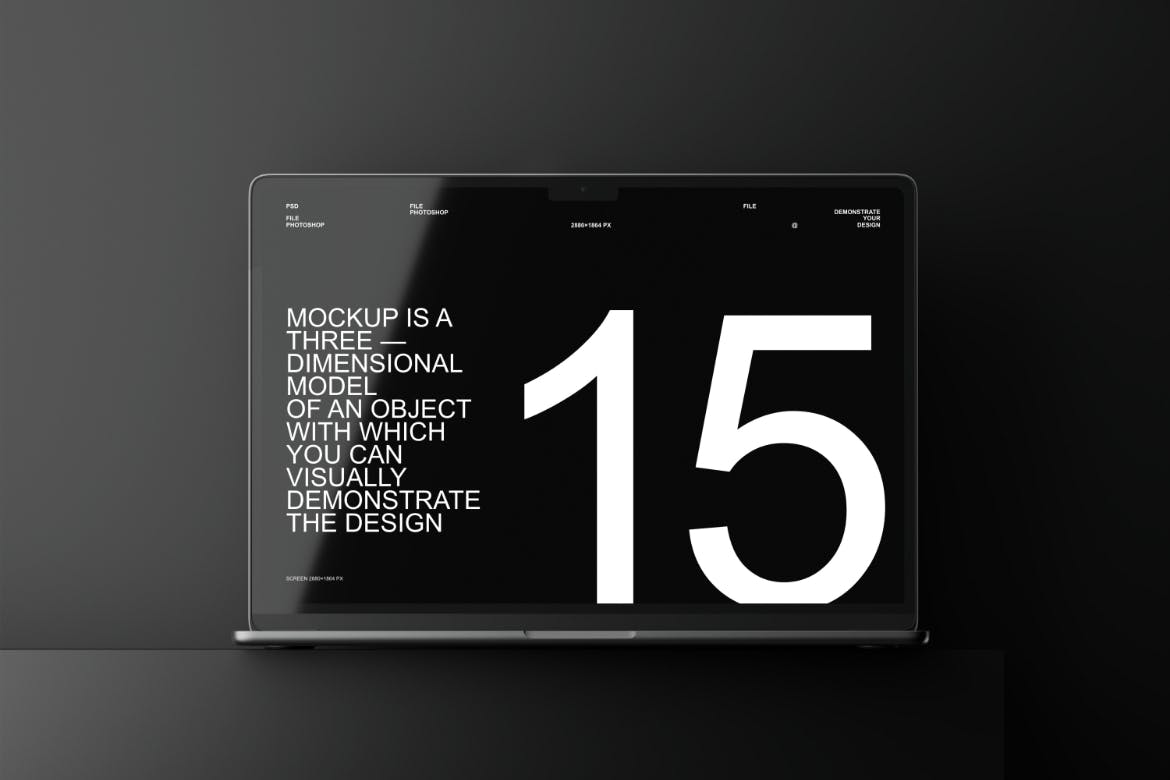 Macbook Air笔记本电脑PSD样机素材