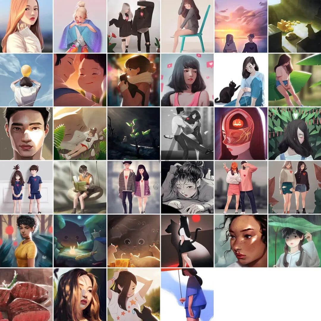 价值88美刀的Jingsketch同款油彩笔刷，喜欢的速速下载吧！