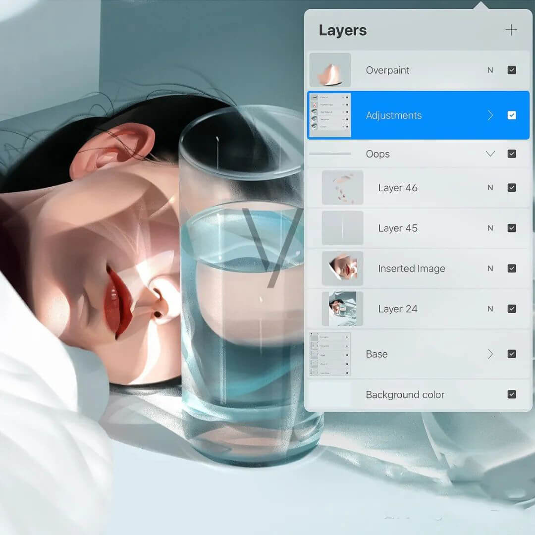 价值88美刀的Jingsketch同款油彩笔刷，喜欢的速速下载吧！