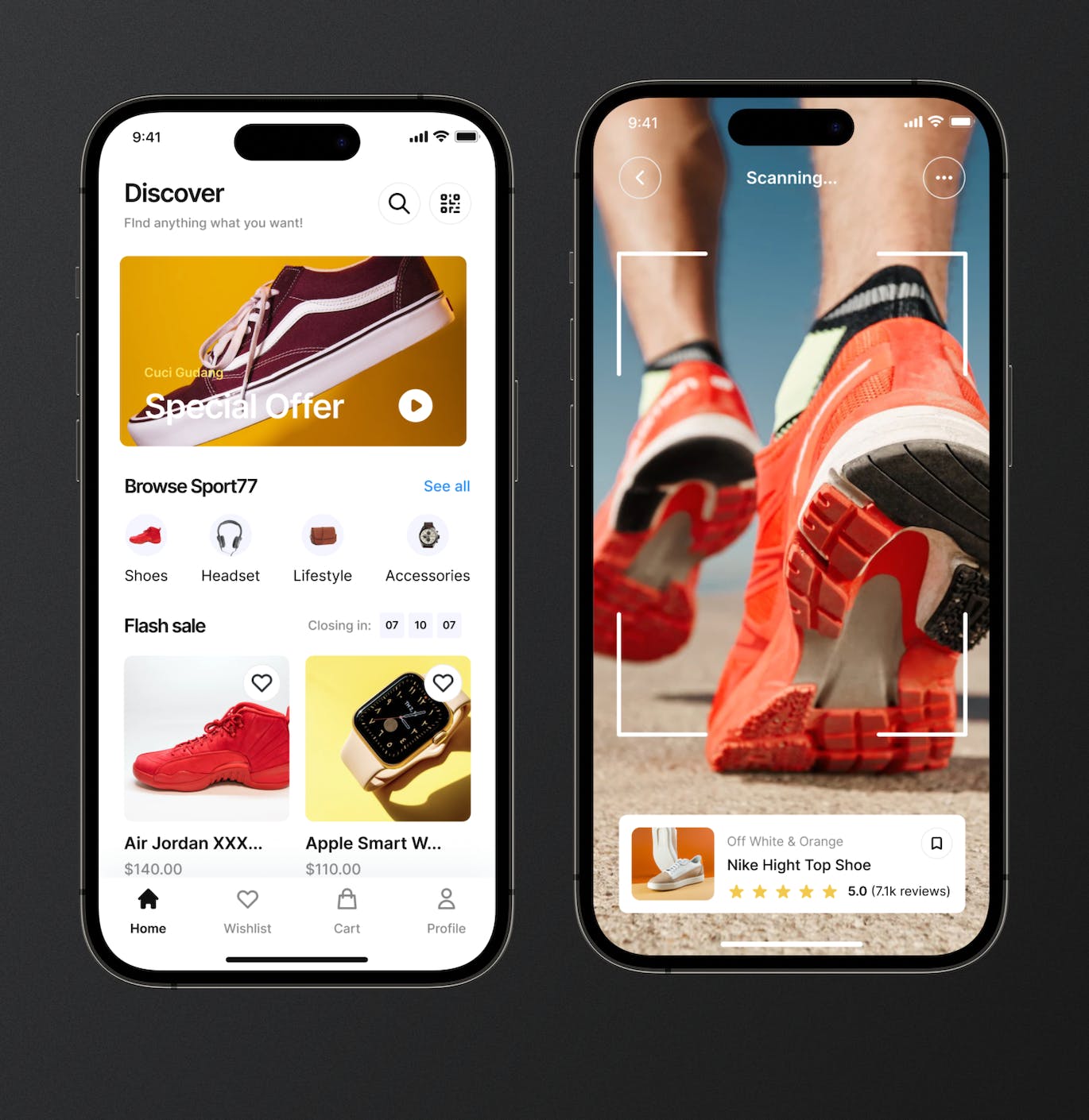 适用于电商主题的简洁大气APP UI界面素材包（Figma）
