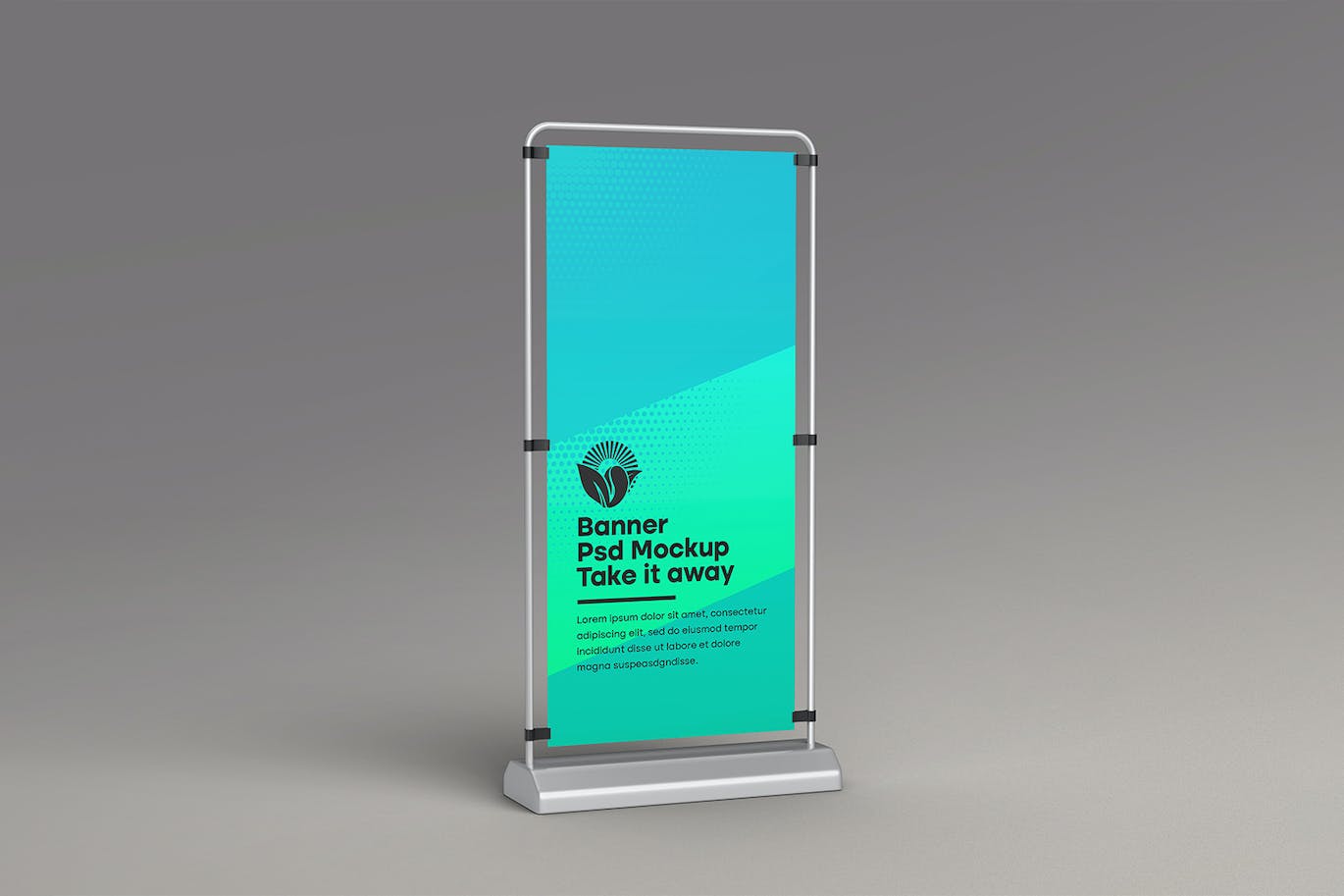 可以伸缩的易拉宝PSD样机素材包-6 可以伸缩的易拉宝PSD样机素材包