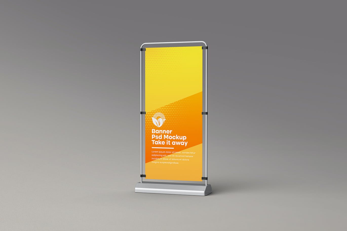 可以伸缩的易拉宝PSD样机素材包-7 可以伸缩的易拉宝PSD样机素材包