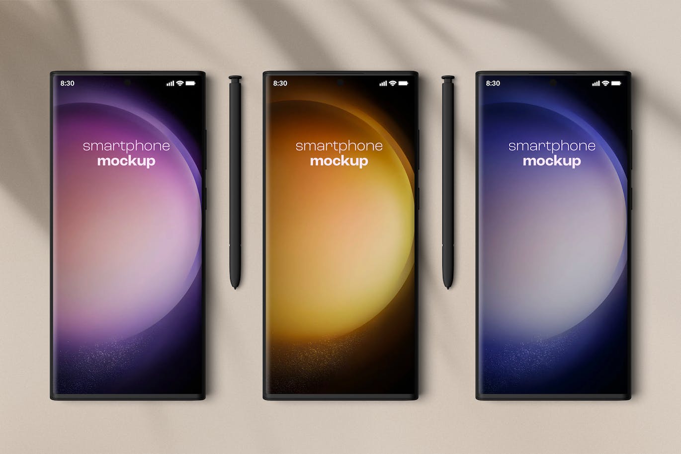 三星 Galaxy S23 Ultra智能手机PSD样机素材-3 三星 Galaxy S23 Ultra智能手机PSD样机素材