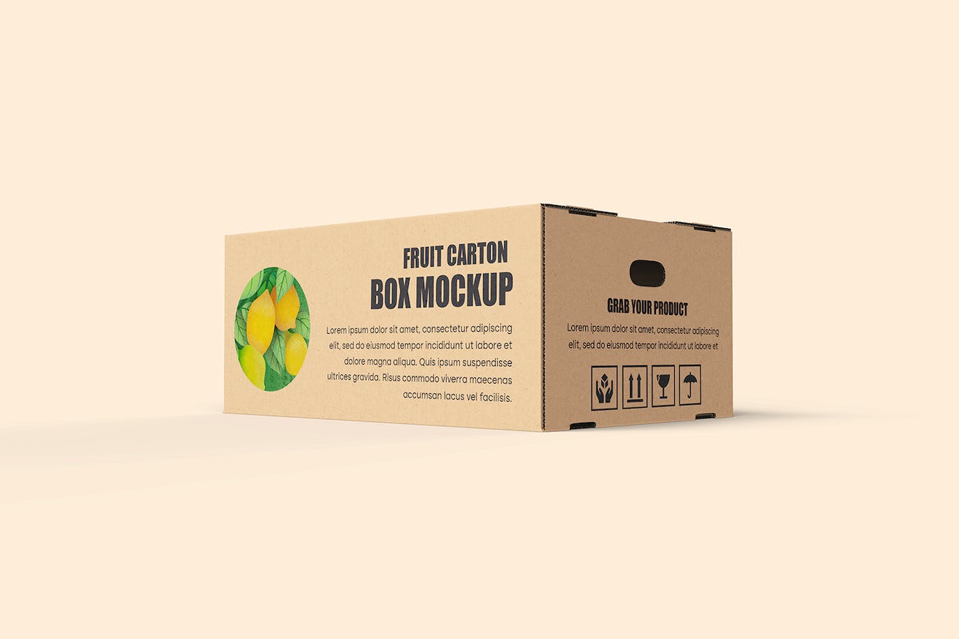 5种不同角度的逼真纸箱快递箱子PSD样机素材-13 5种不同角度的逼真纸箱快递箱子PSD样机素材