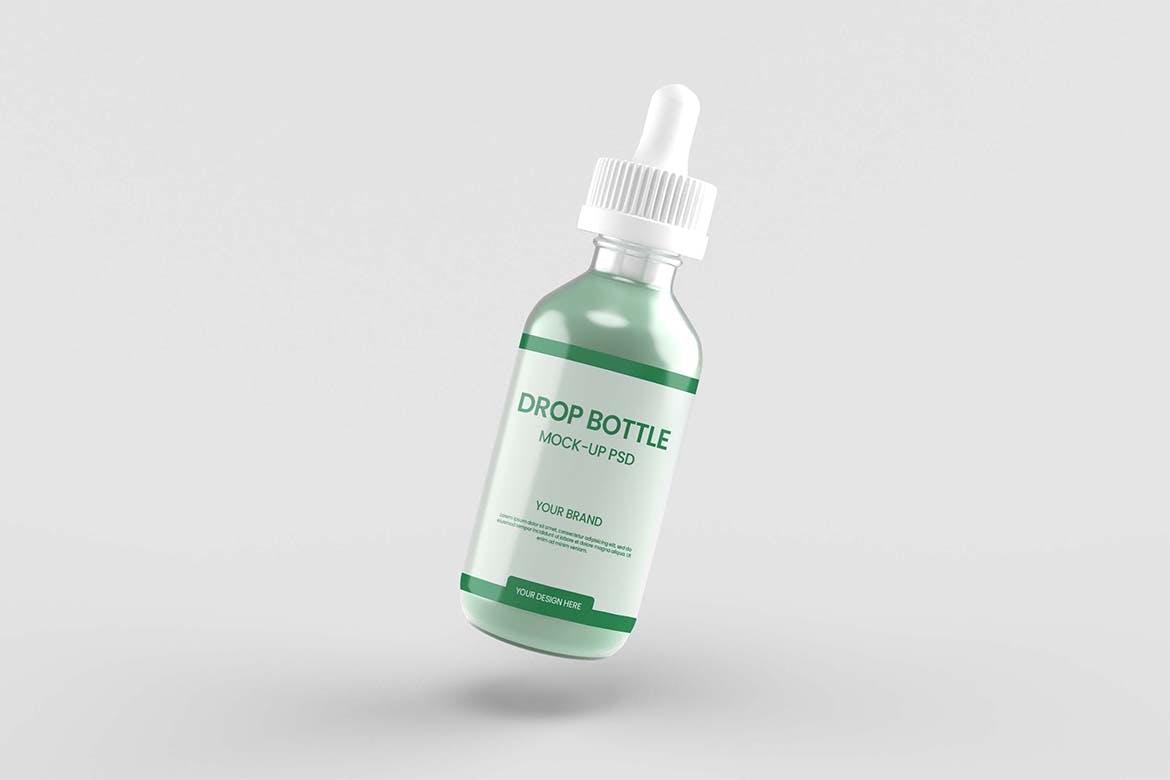 护肤品滴瓶PSD样机素材包