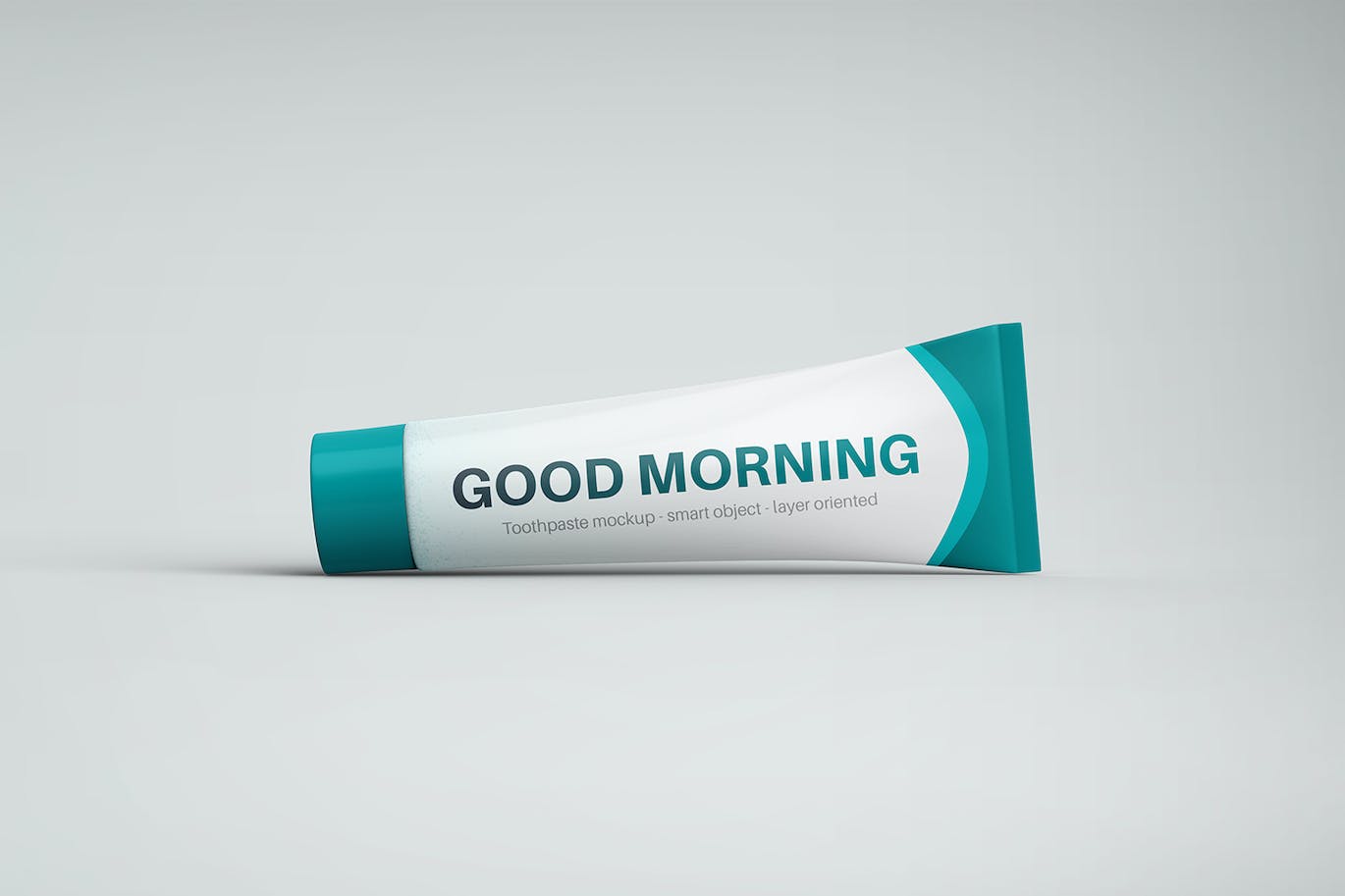 逼真3D牙膏管PSD样机素材包