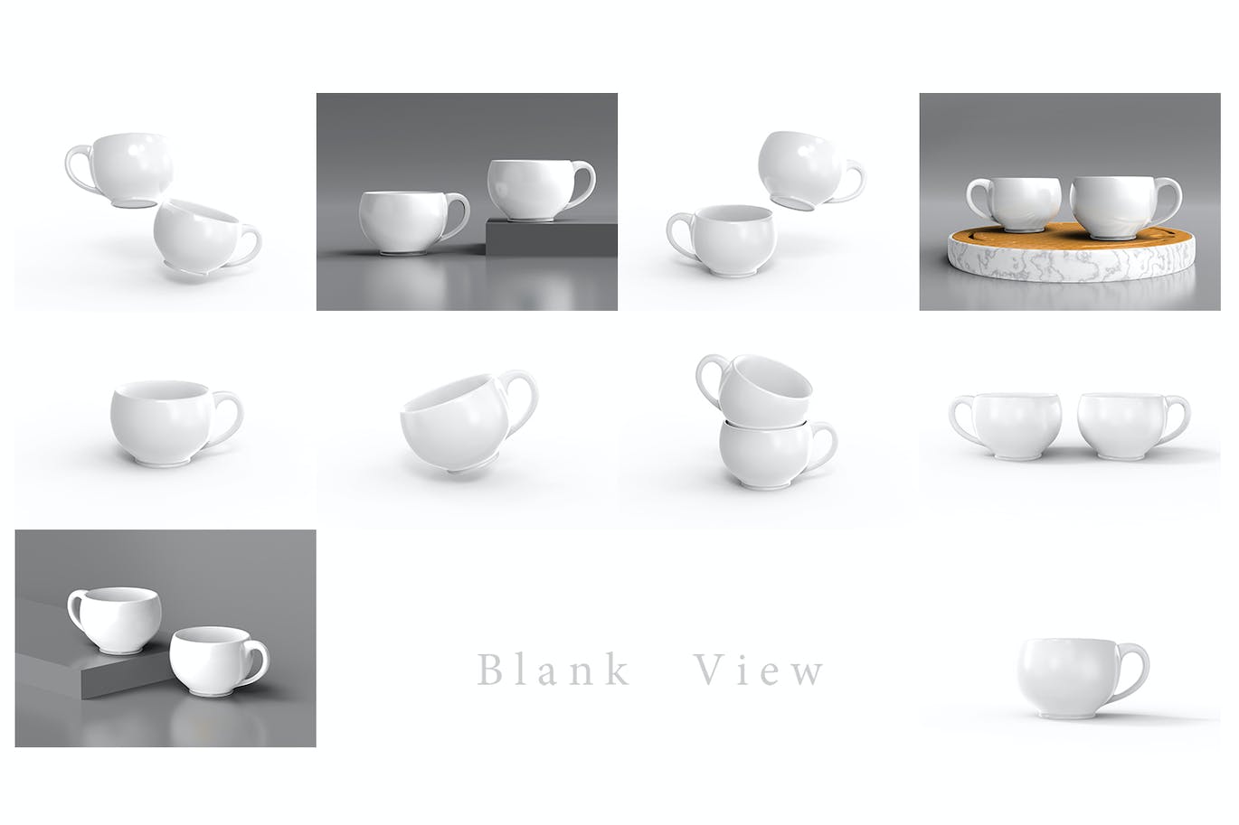 逼真的茶杯PSD样机素材-2 逼真的茶杯PSD样机素材